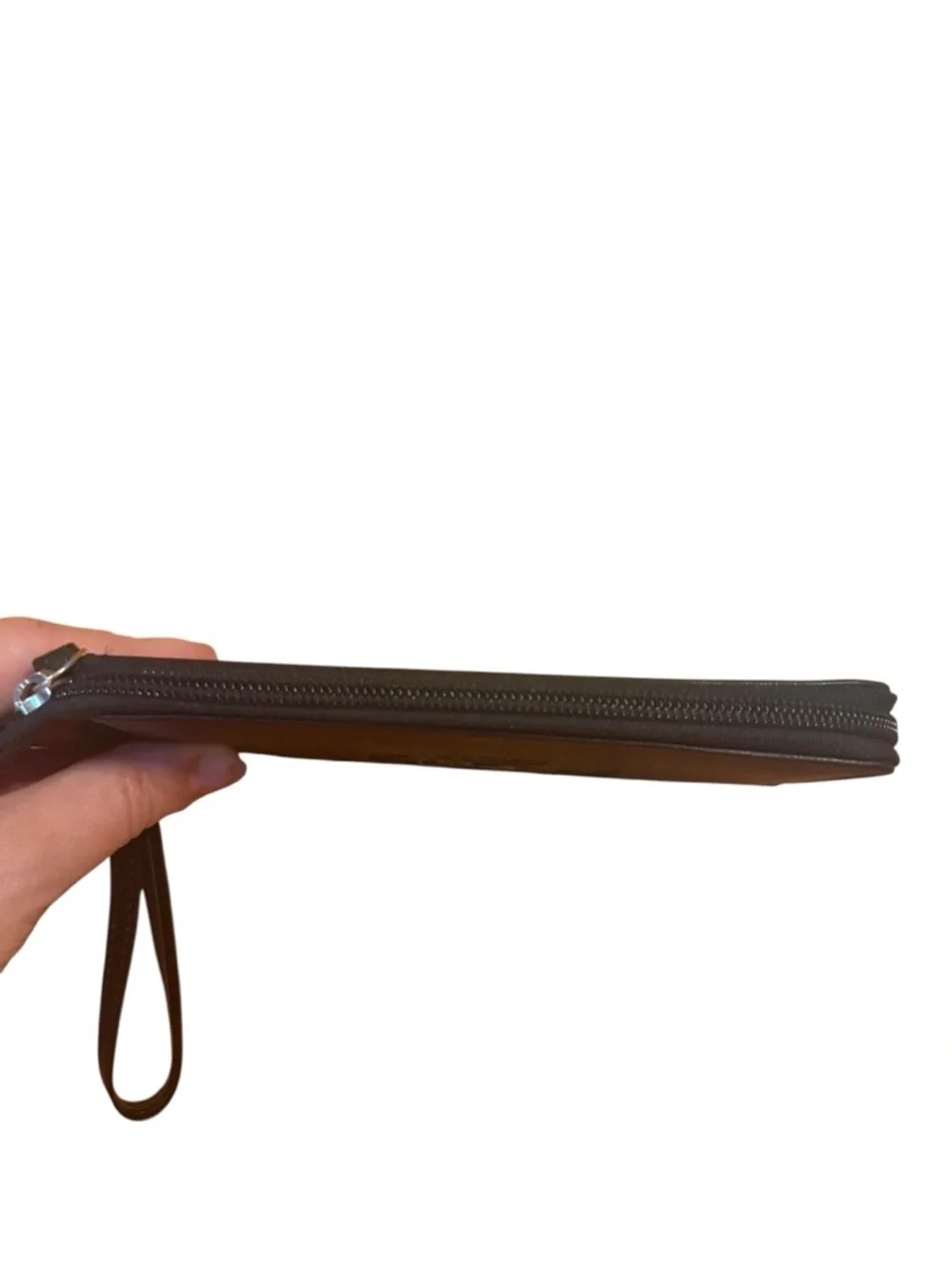 Eagles black Leather Wristlet Wallet